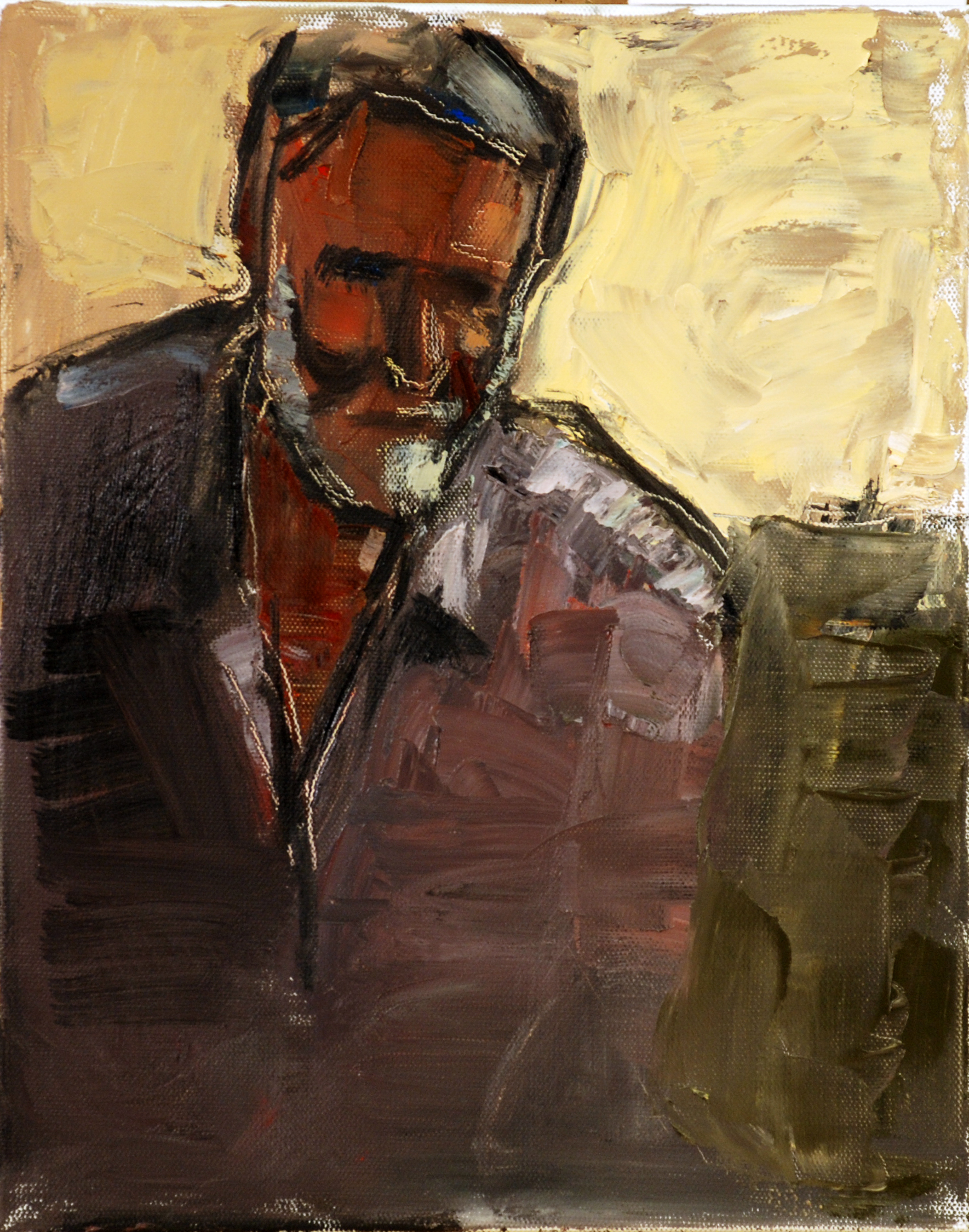 «Автопортрет», 2011 год, холст/масло, 50х40.