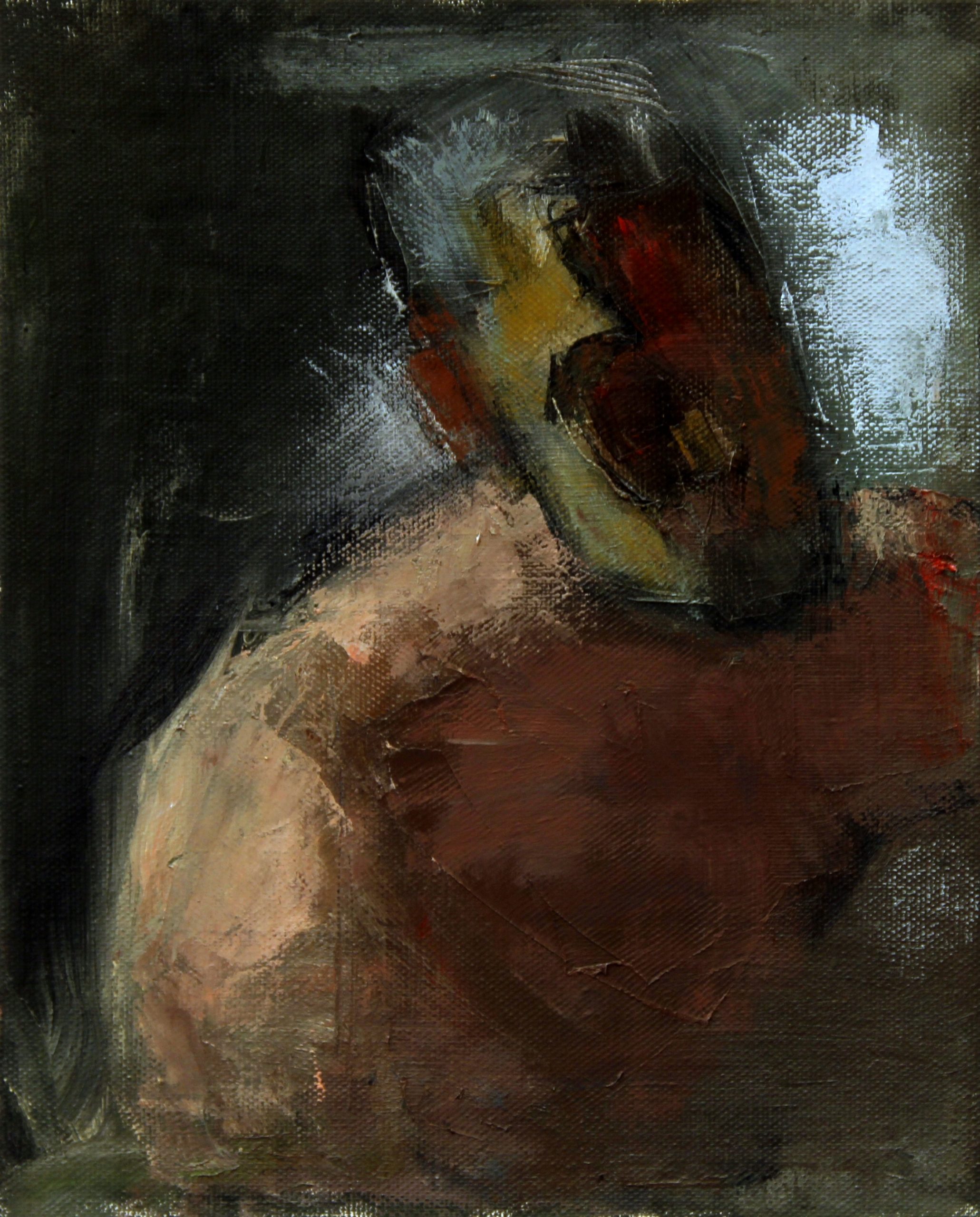 «Автопортрет», 2012 год, холст/масло, 50х40.
