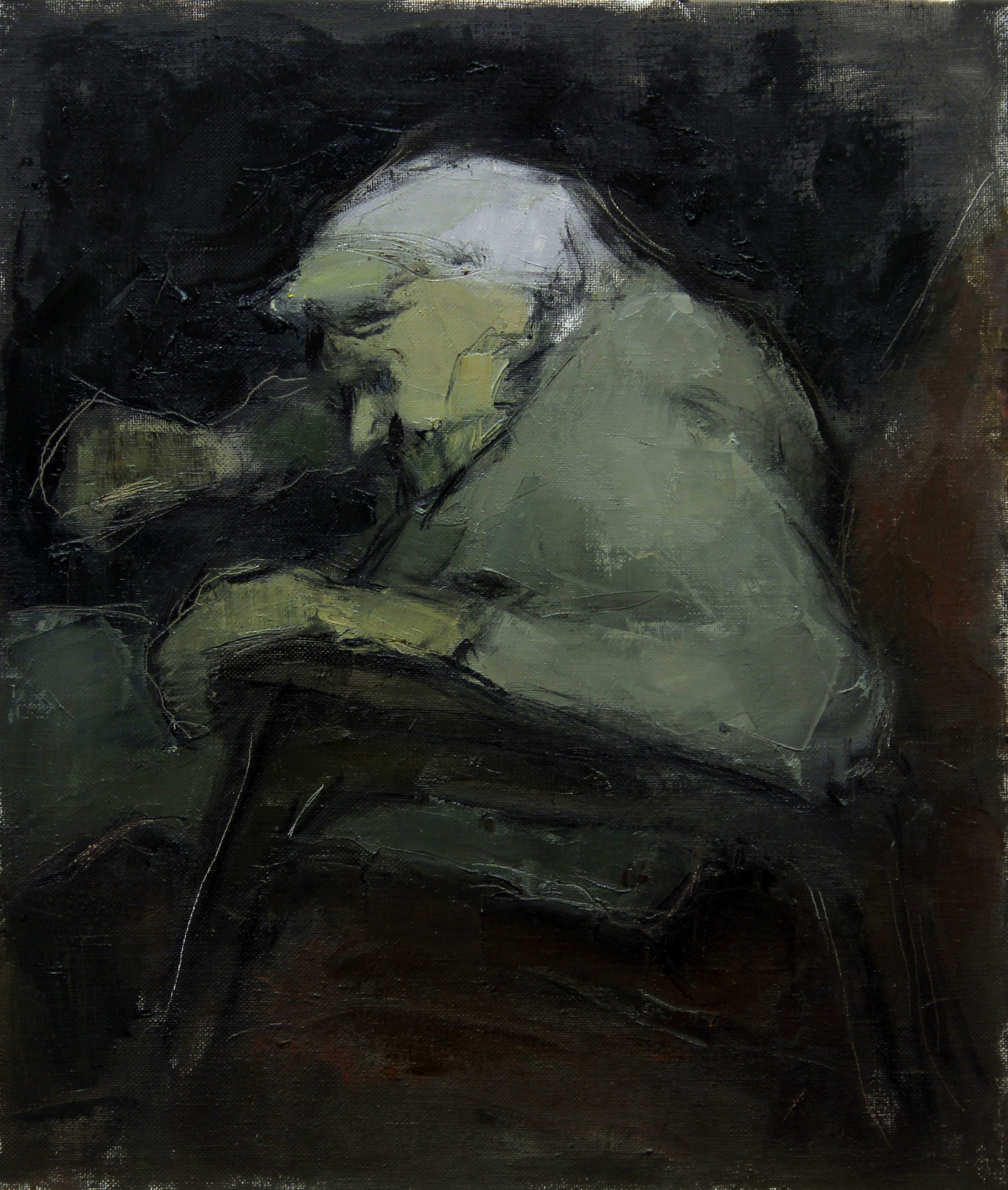 «Бабушка», 2012 год, холст/масло, 65х55.