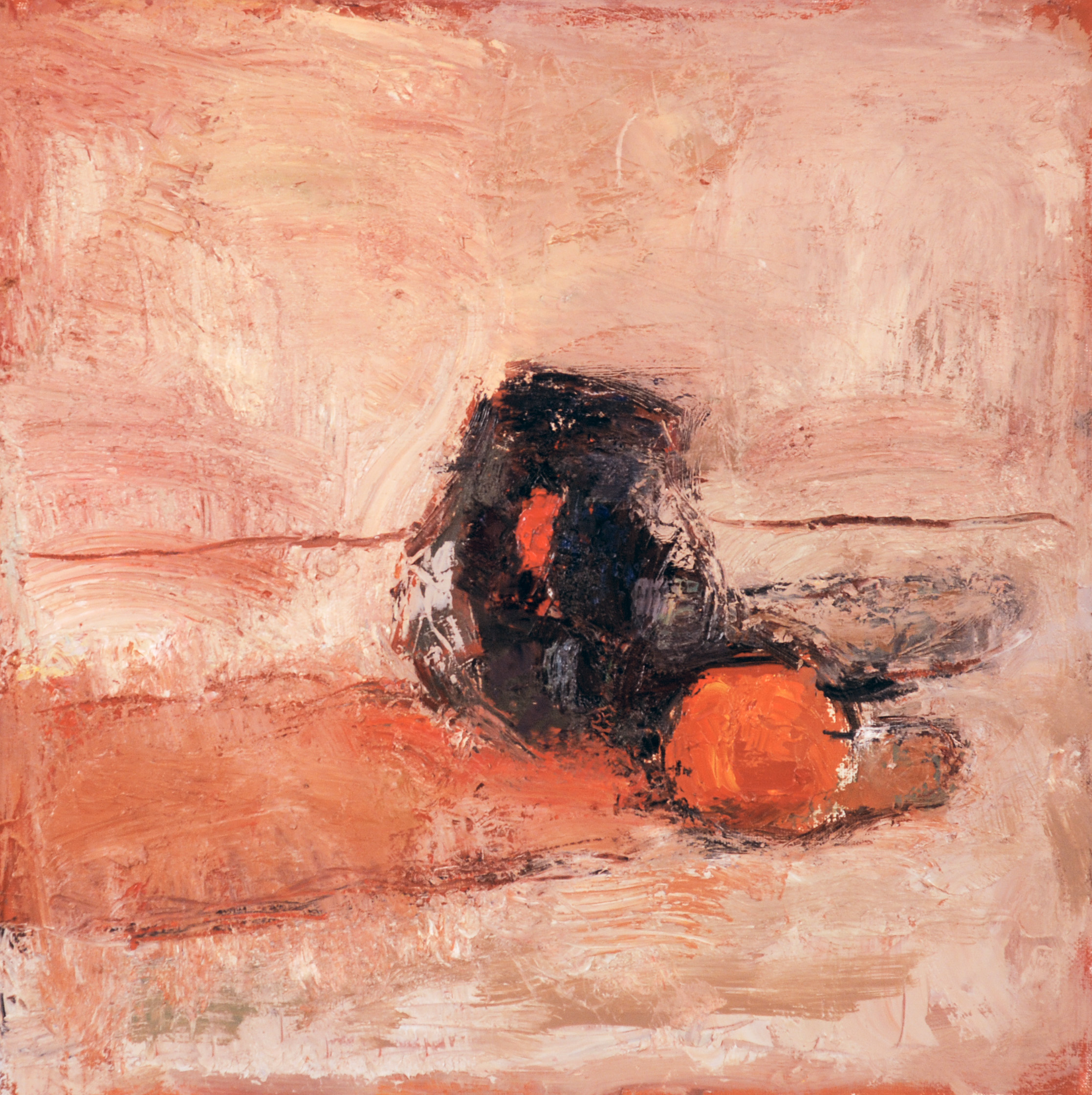 «Красный блик», 2010 год, холст/масло, 50х50.