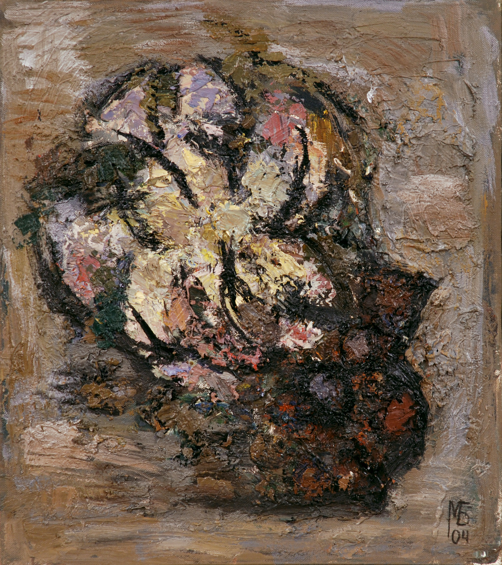 «Лилии», 2004 год, холст/масло, 45х40.