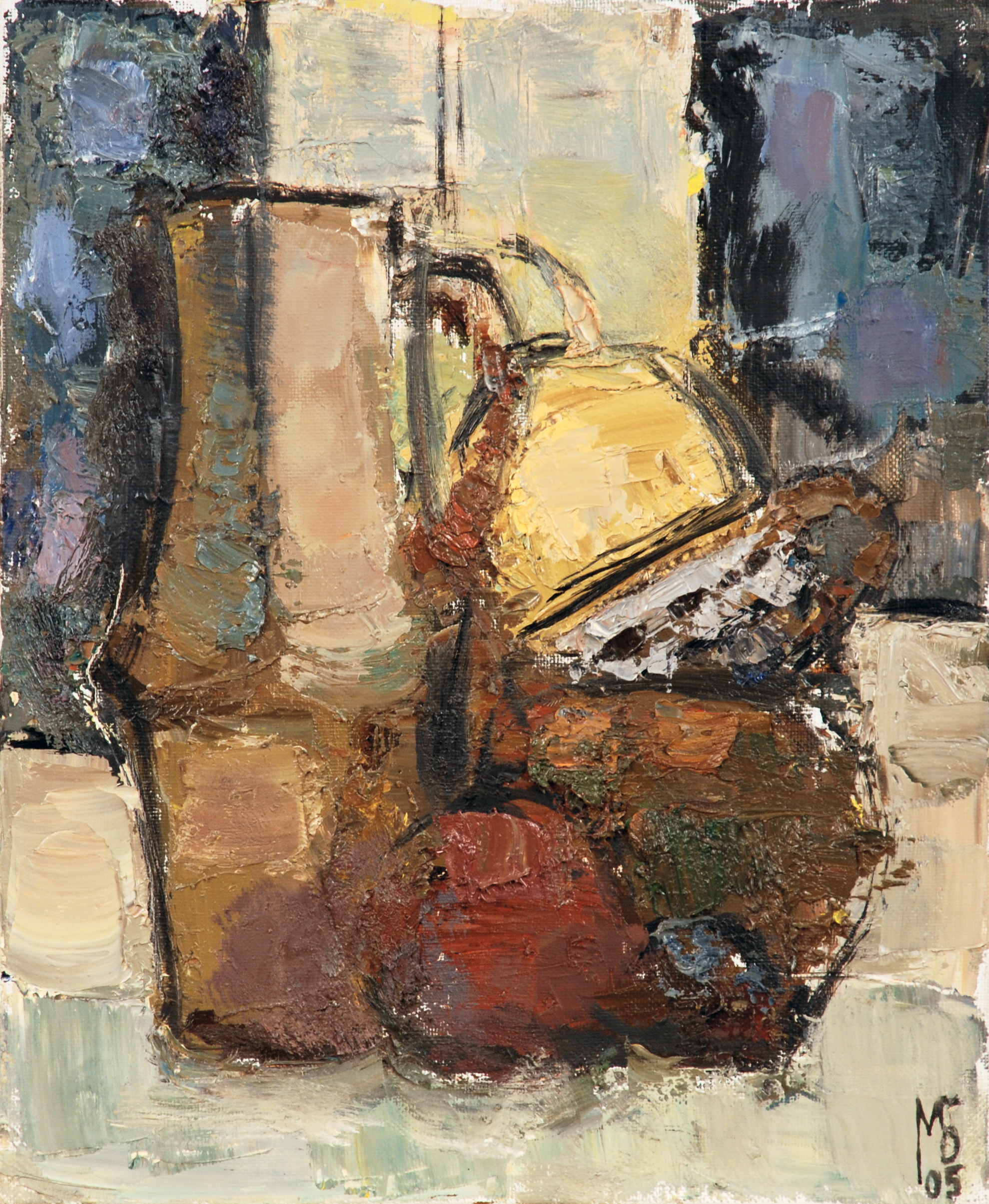 «Подоконник», 2005 год, холст/масло, 46х38, частная коллекция.