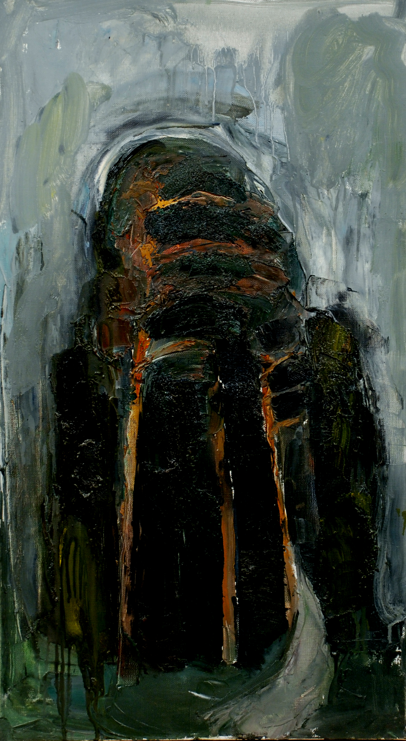 «Сосны», 1999 год, холст/масло, 90х50.