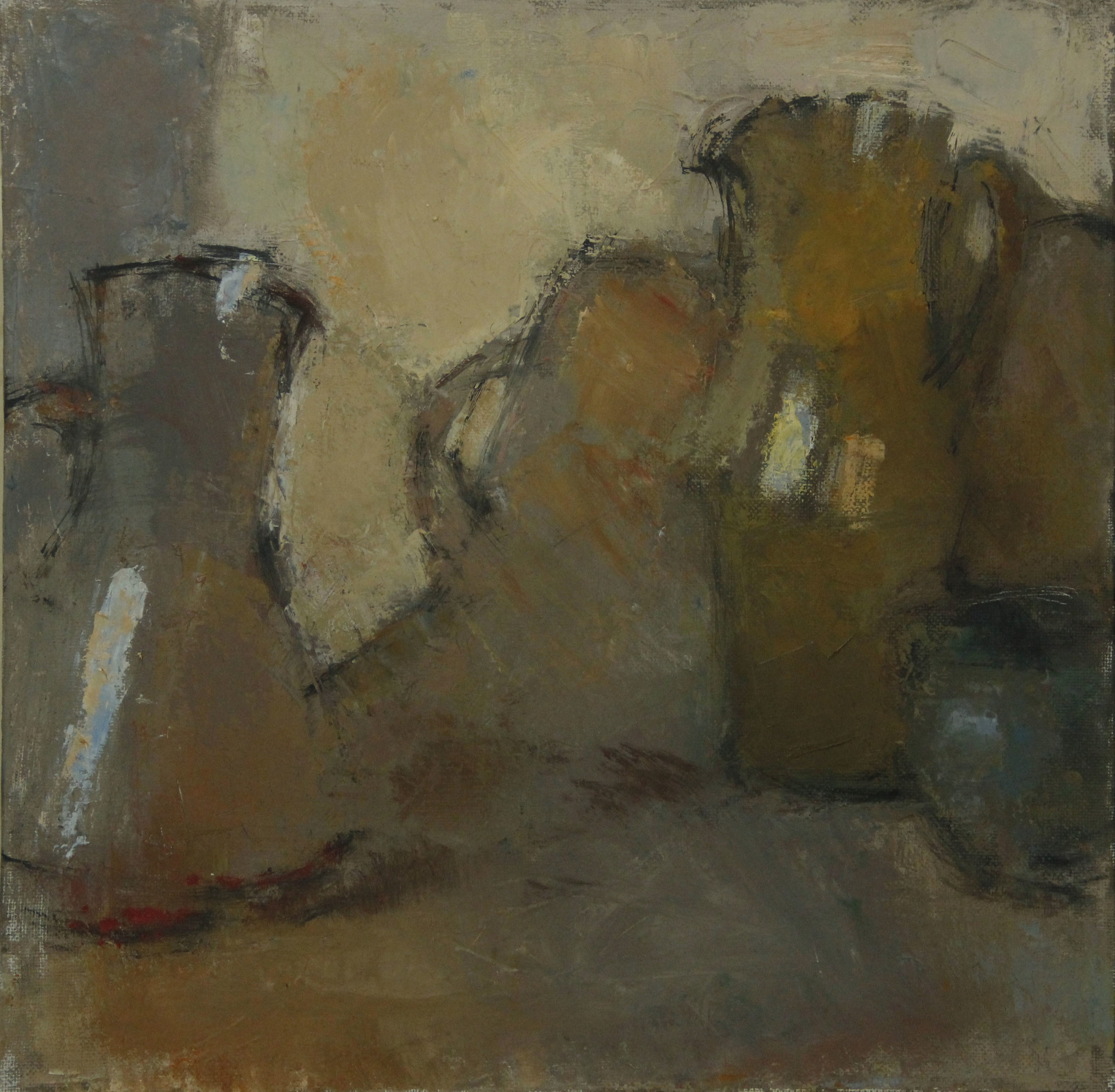 «Стеклянные предметы», 2014 год, холст/масло, 50х50, частная коллекция.
