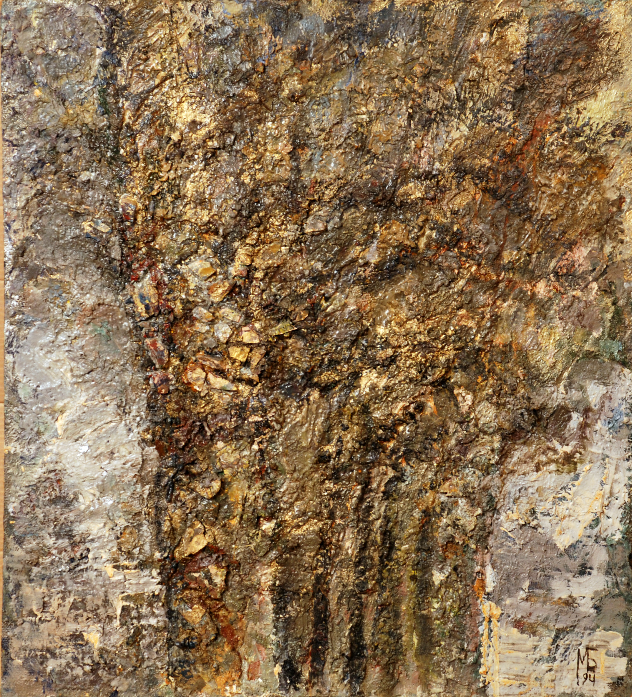 «Тополя», 1994 год, холст/масло, 65х60.