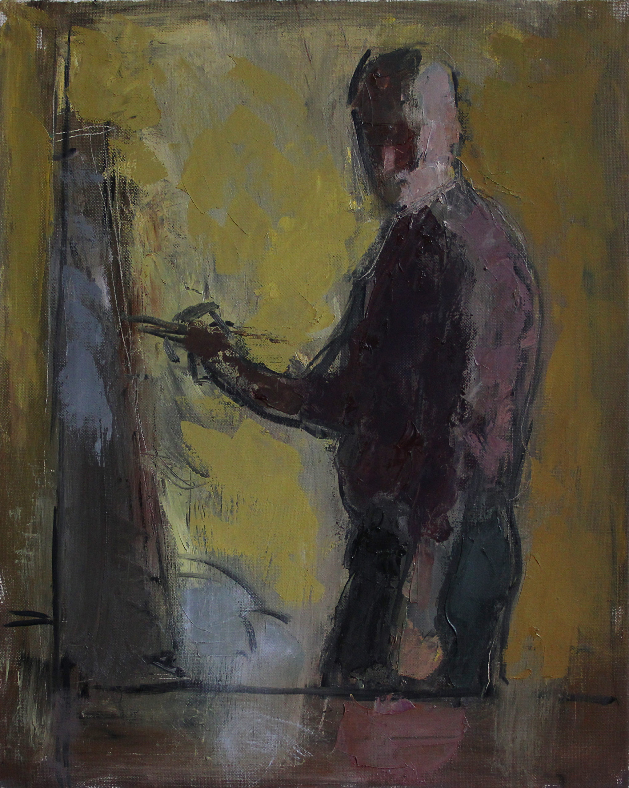 «Автопортрет», 2015 год, холст/масло, 75х60.