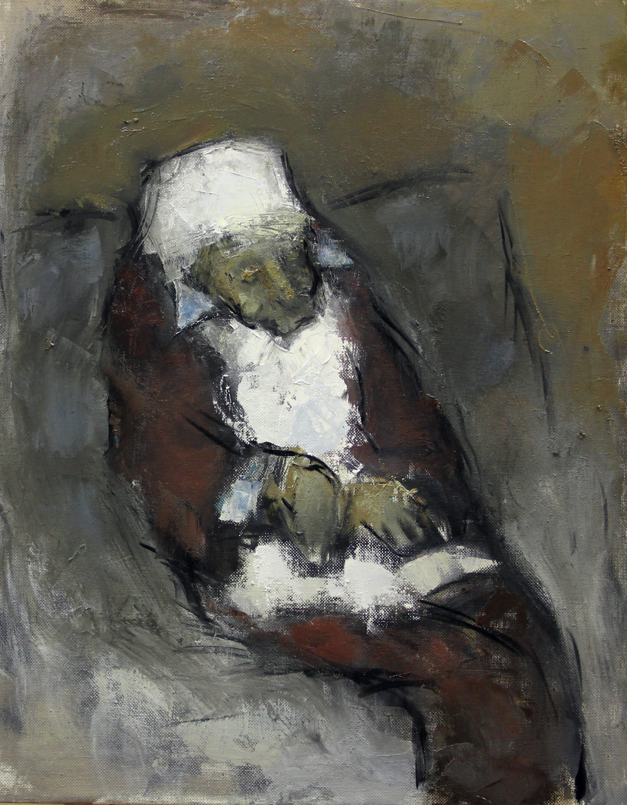 «Бабушка», 2016 год, холст/масло, 75х60.